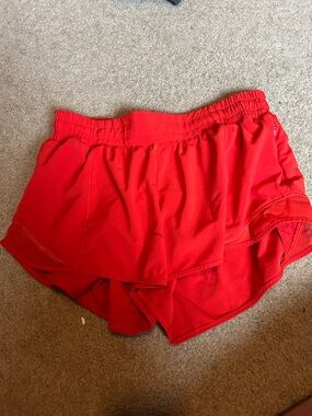 lululemon athletica Red Women's Athletic Skort Shorts